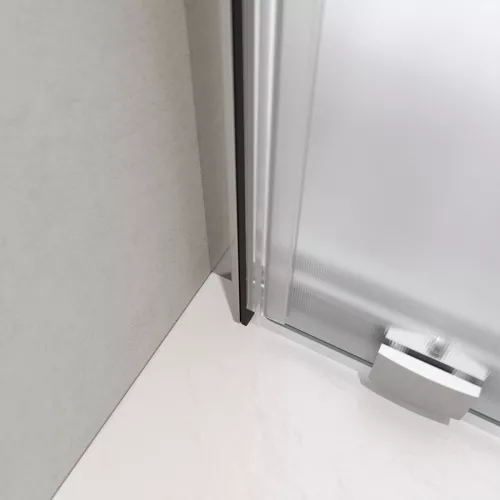 Душевая дверь BelBagno LUCE-BF-1-120-P-Cr рифленое, Цвет стекла: рифленое, Цвет профиля: Хром, Выбрать размер: 120, изображение 3