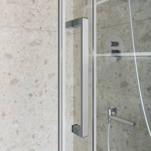 Душевой уголок BelBagno MARINO-2-AH-1/-C-Cr, Цвет стекла: прозрачное, Цвет профиля: Хром, Цвет профиля (вариация): Хром, Выбрать размер: 110x100, изображение 9