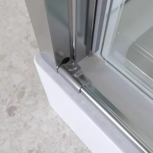 Душевой уголок BelBagno MARINO-2-AH-1/-C-Cr, Цвет стекла: прозрачное, Цвет профиля: Хром, Цвет профиля (вариация): Хром, Выбрать размер: 110x100, изображение 7