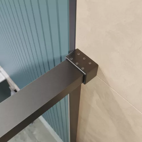 Душевая дверь BelBagno SOFT_CLOSE-1-BF-1/-C-GM, Цвет стекла: прозрачное, Цвет профиля: Серый, Цвет профиля (вариация): Оружейная сталь, Выбрать размер: 100, изображение 10