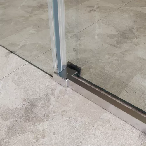 Душевая дверь BelBagno SOFT_CLOSE-1-BF-1/-C-Cr, Цвет стекла: прозрачное, Цвет профиля: Хром, Цвет профиля (вариация): Хром, Выбрать размер: 100, изображение 7