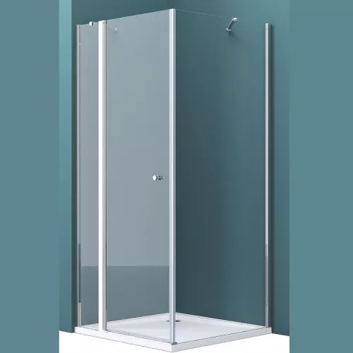 Душевой уголок BelBagno ETNA-AH-12/-C-Cr, Цвет стекла: прозрачное, Цвет профиля: Хром, Выбрать размер: 80x90