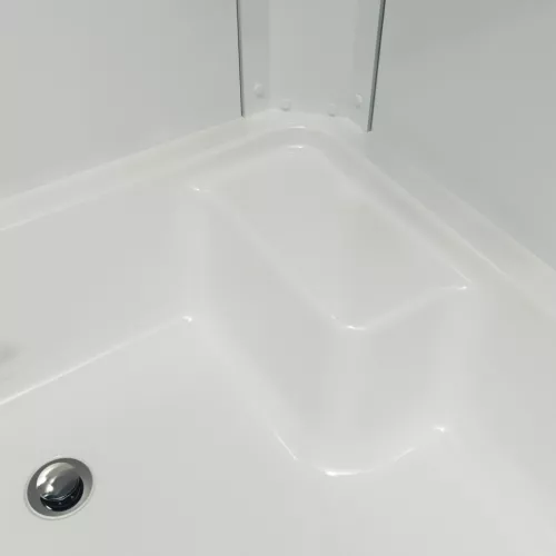 Душевая кабина Triton КОРАЛЛ-ЛАЙТ В 120х80  левая/правая (средний поддон), Цвет стекла: матовое, Цвет профиля: Белый, Тип поддона: Средний, Выбрать размер: 120х80, Наличие крыши: есть, Ориентация: левая, изображение 9