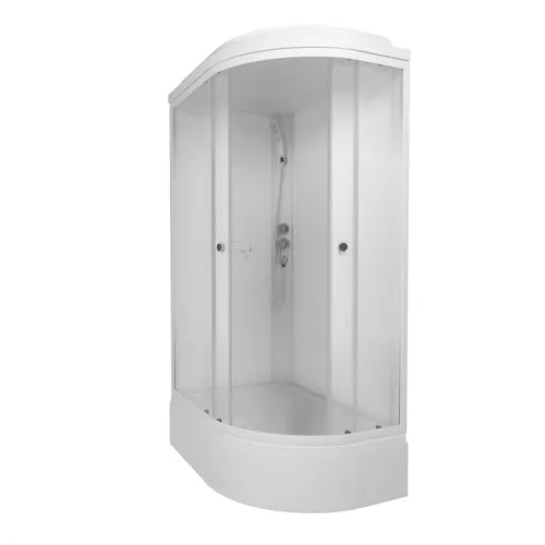 Душевая кабина Triton КОРАЛЛ-ЛАЙТ В 120х80  левая/правая (средний поддон), Цвет стекла: матовое, Цвет профиля: Белый, Тип поддона: Средний, Выбрать размер: 120х80, Наличие крыши: есть, Ориентация: левая, изображение 7