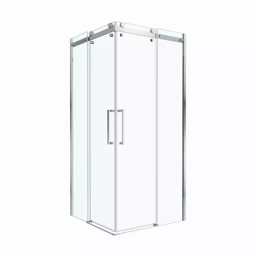 Душевой уголок BelBagno MARINO-A-2/-C-CR, Цвет стекла: прозрачное, Цвет профиля: Хром, Выбрать размер: 90x90, изображение 9