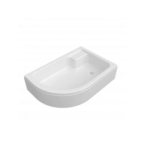 Поддон душевой Triton ПД18/ПД19 , 120х80 асимметричный  L/R средний, Тип поддона: Средний, Выбрать размер: 120х80, Ориентация: правый