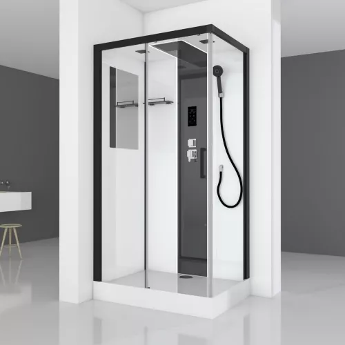 Душевая кабина  Black&White G8800 80х110см прямоугольная