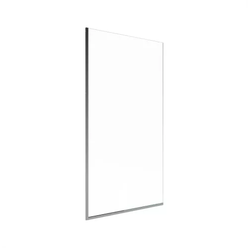 Штора на ванну Triton Статик хром, Цвет стекла: прозрачное, Цвет профиля: Хром, Выбрать размер: 50х140