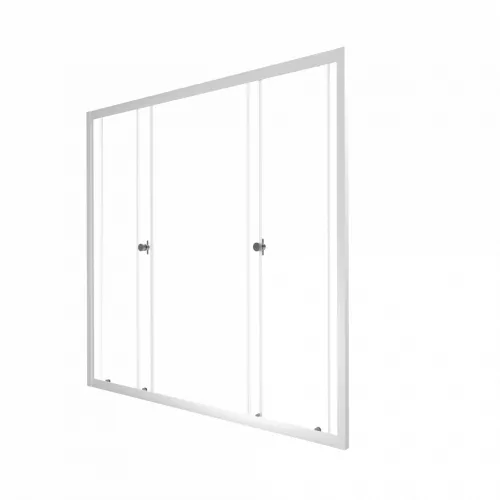 Штора на ванну Triton Ультра, Цвет стекла: прозрачное, Цвет профиля: Белый, Выбрать размер: 150, изображение 3