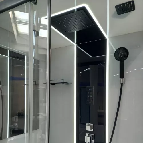 Душевая кабина  Black&White G8800 80х110см прямоугольная, изображение 2