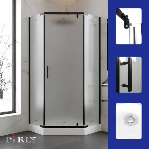 Душевой  уголок ZPE911BF PARLY с поддоном, изображение 3