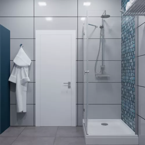 Душевое ограждение Triton "БРАВА-ХРОМ" 120х80 (низкий  поддон), изображение 3