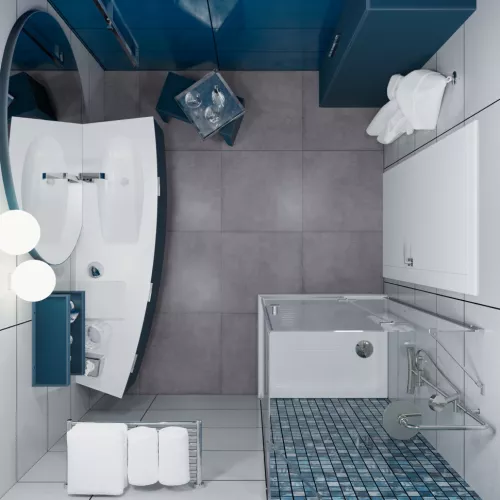 Душевое ограждение Triton "БРАВА-ХРОМ" 120х80 (низкий  поддон), изображение 4