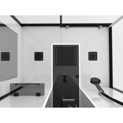 Душевая кабина  Black&White G8800 80х110см прямоугольная, изображение 4