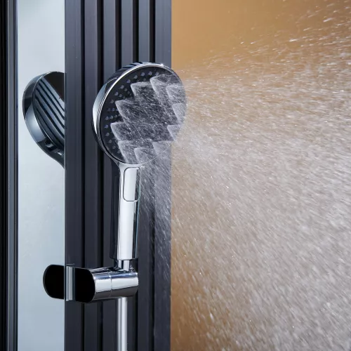 Встроенная душевая система Black&White GH-9025C, Выбрать цвет: Хром, изображение 12