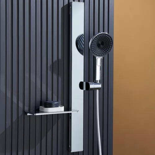 Встроенная душевая система Black&White GH-9025C, Выбрать цвет: Хром, изображение 5