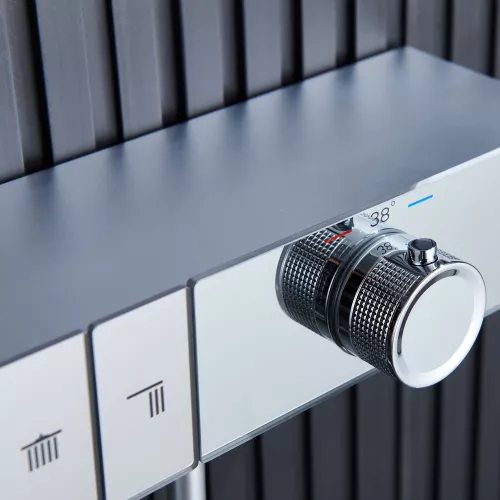 Встроенная душевая система Black&White GH-9025C, Выбрать цвет: Хром, изображение 10