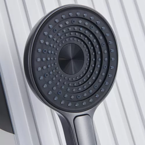Встроенная душевая система Black&White GH-9025GM, Выбрать цвет: Оружейная сталь, изображение 15