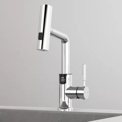 Смеситель для раковины Black&White SD3028C, Выбрать цвет: Хром