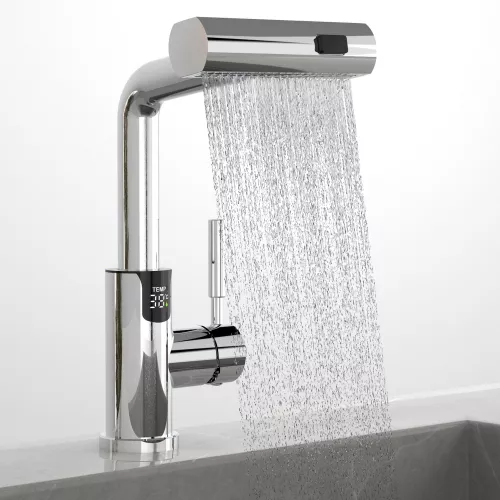 Смеситель для раковины Black&White SD3028C, Выбрать цвет: Хром, изображение 6