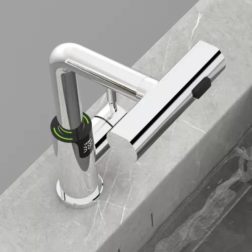 Смеситель для раковины Black&White SD3028C, Выбрать цвет: Хром, изображение 5