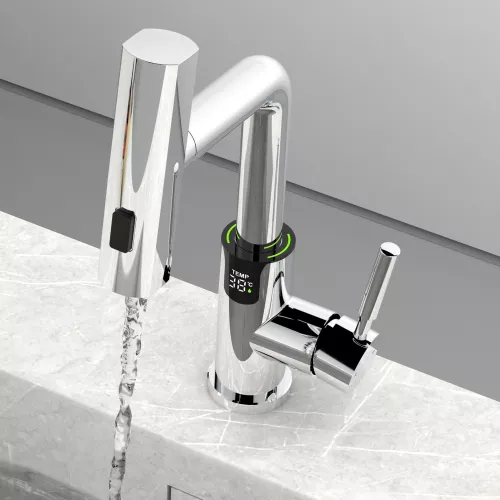 Смеситель для раковины Black&White SD3028C, Выбрать цвет: Хром, изображение 3