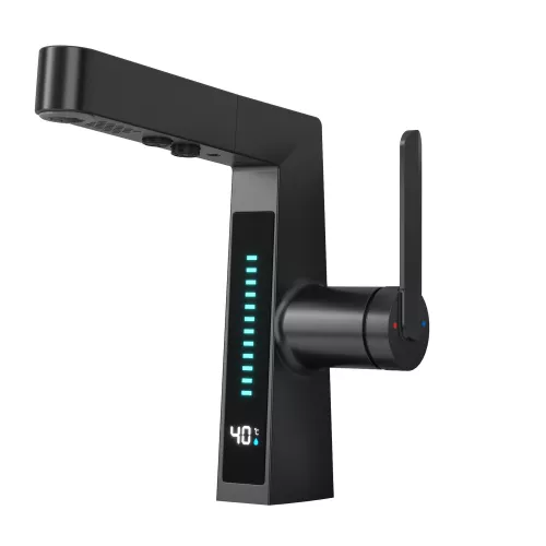 Смеситель для раковины Black&White SD3029B, Выбрать цвет: Черный, изображение 2