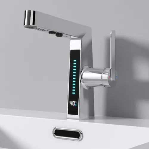 Смеситель для раковины Black&White SD3029C, Выбрать цвет: Хром