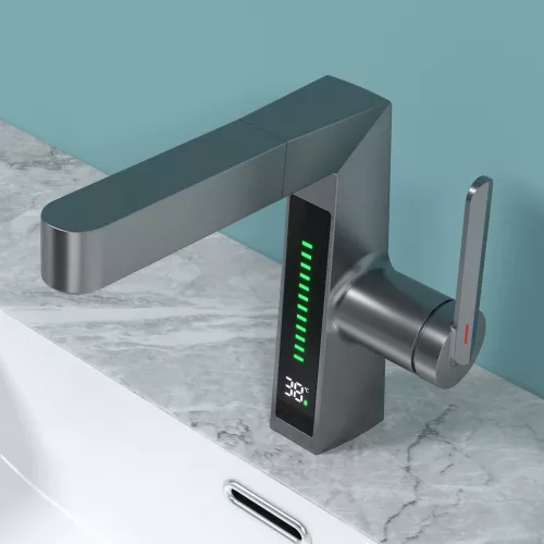 Смеситель для раковины Black&White SD3029GM, Выбрать цвет: Оружейная сталь, изображение 2