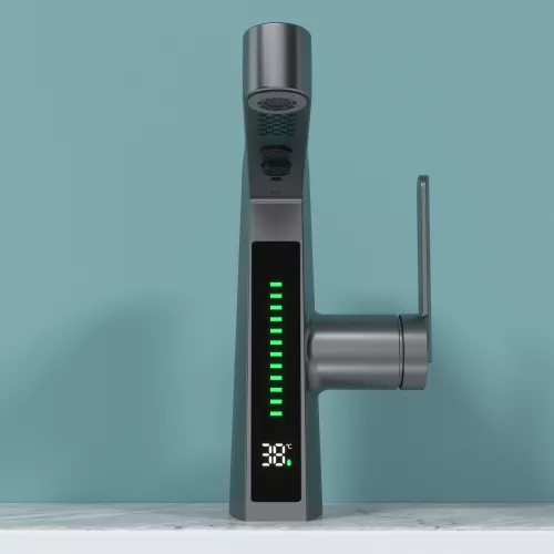 Смеситель для раковины Black&White SD3029GM, Выбрать цвет: Оружейная сталь, изображение 6