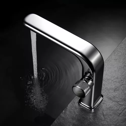 Смеситель для раковины Black&White U7640, Выбрать цвет: Хром, изображение 2