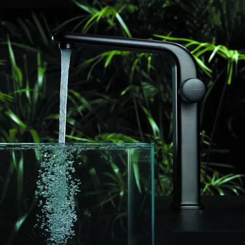 Смеситель для раковины Black&White U7640GM, Выбрать цвет: Оружейная сталь, изображение 3