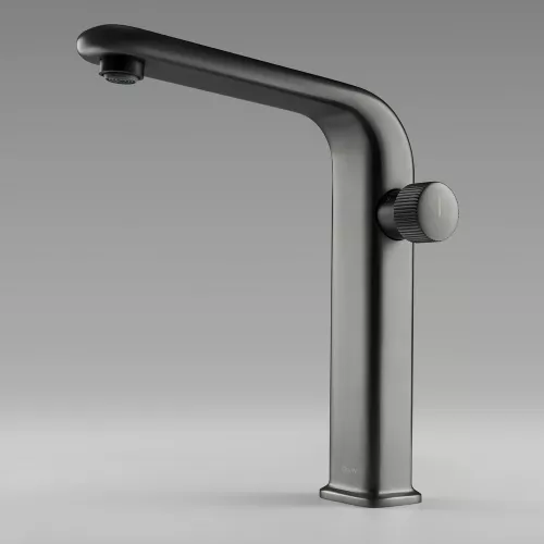 Смеситель для раковины Black&White U7640GM, Выбрать цвет: Оружейная сталь