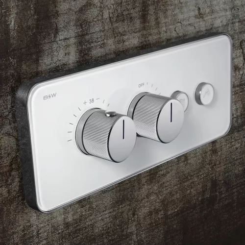 Встроенная душевая система Black&White U7646, Выбрать цвет: Хром, изображение 3