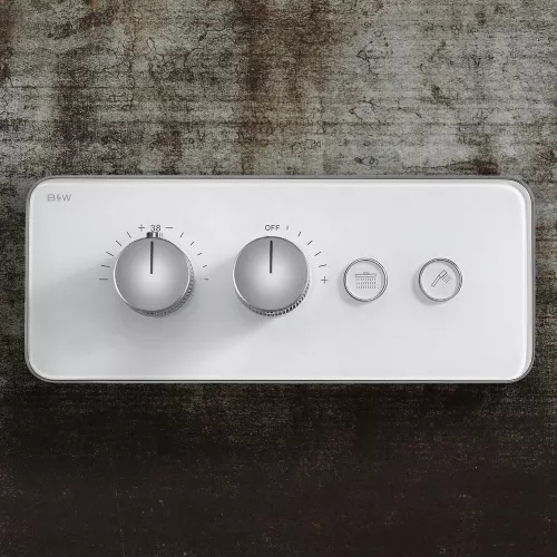 Встроенная душевая система Black&White U7646, Выбрать цвет: Хром, изображение 2