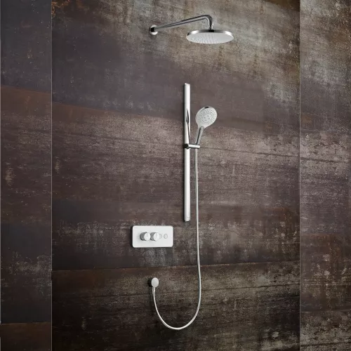 Встроенная душевая система Black&White U7646, Выбрать цвет: Хром