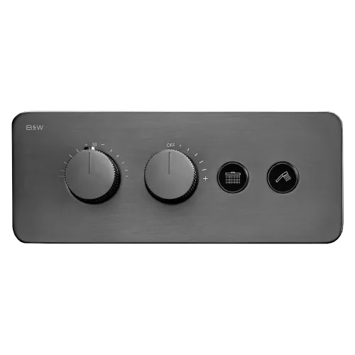 Встроенная душевая система Black&White U7646GM, Выбрать цвет: Оружейная сталь, изображение 3