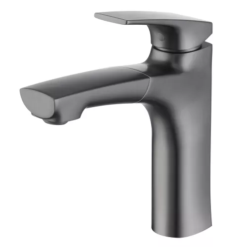 Смеситель для раковины Black&White UK7901MG, Выбрать цвет: Оружейная сталь, изображение 6