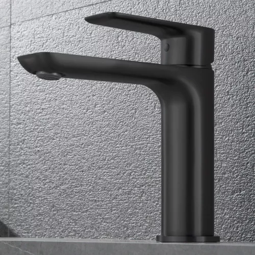 Смеситель для раковины Black&White UK8301B, изображение 6