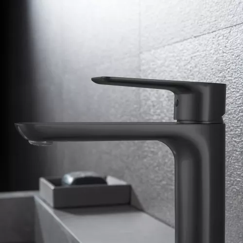 Смеситель для раковины Black&White UK8302B, изображение 4