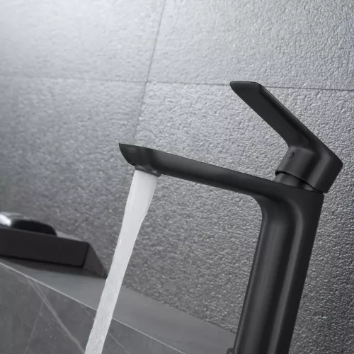 Смеситель для раковины Black&White UK8302B, изображение 5