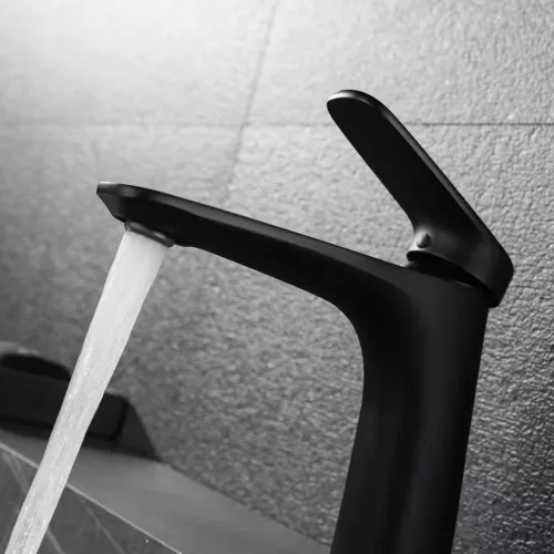 Смеситель для раковины Black&White UK8701MG, Выбрать цвет: Черный, изображение 7