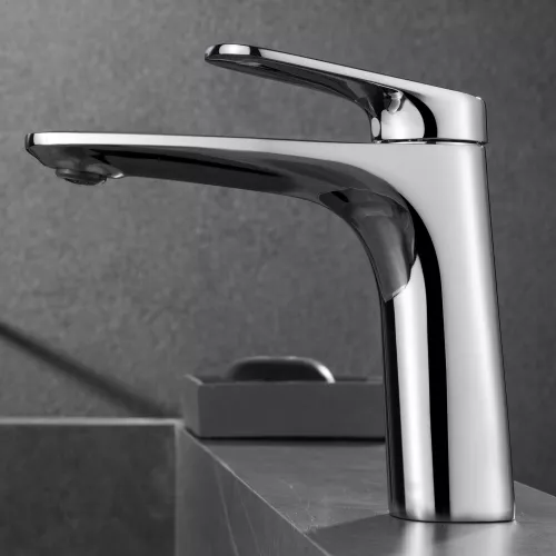 Смеситель для раковины Black&White UK8701MG, Выбрать цвет: Хром