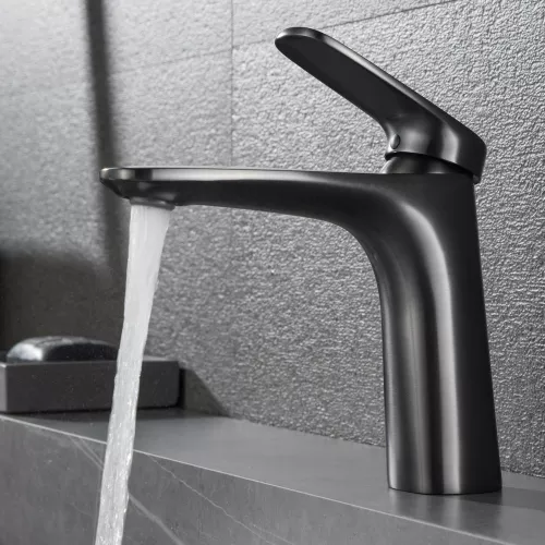 Смеситель для раковины Black&White UK8701MG, Выбрать цвет: Оружейная сталь, изображение 3