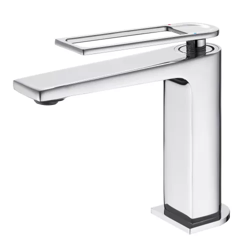 Смеситель для раковины Black&White UK9901C, Выбрать цвет: Хром, изображение 8