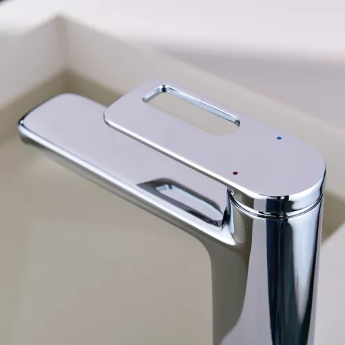 Смеситель для раковины Black&White GF-7103-С, Выбрать цвет: Хром, изображение 4