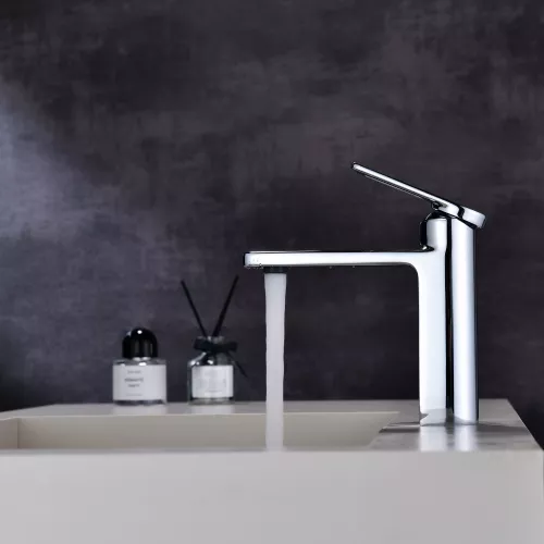 Смеситель для раковины Black&White GF-7103-С, Выбрать цвет: Хром, изображение 8