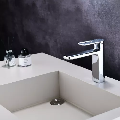 Смеситель для раковины Black&White GF-7103-С, Выбрать цвет: Хром, изображение 7