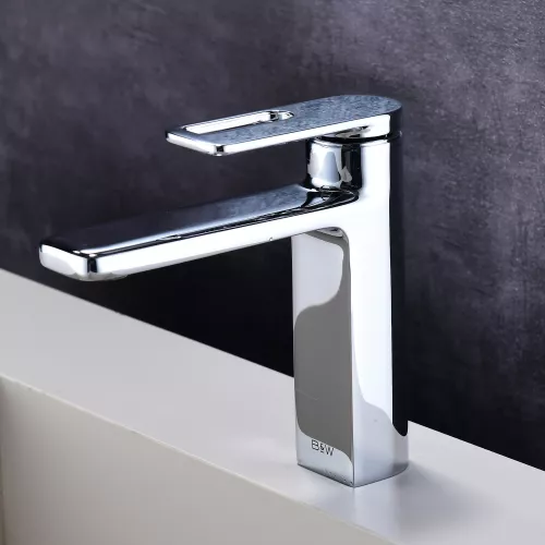 Смеситель для раковины Black&White GF-7103-С, Выбрать цвет: Хром, изображение 2