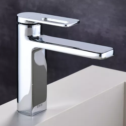 Смеситель для раковины Black&White GF-7103-С, Выбрать цвет: Хром